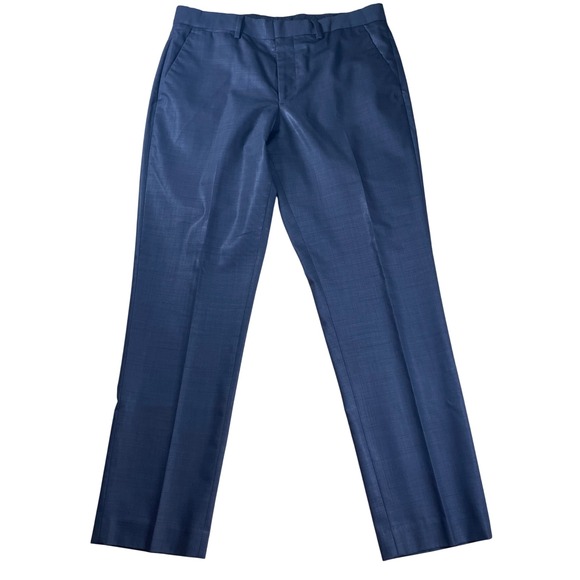 Express Photographer Dress Pants Men's 30x30 Gray Wool Blend Trousers Business - Picture 1 of 9